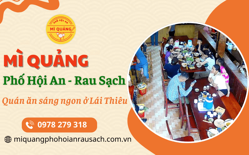 quán ăn sáng ngon ở Lái Thiêu
