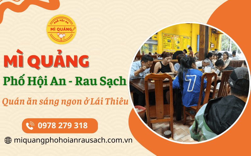 quán ăn sáng ngon ở Lái Thiêu