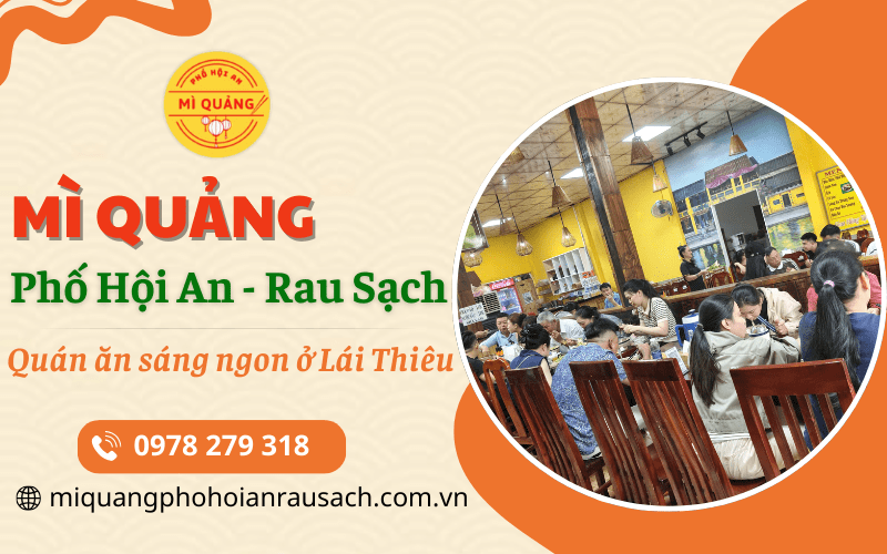 quán ăn sáng ngon ở Lái Thiêu