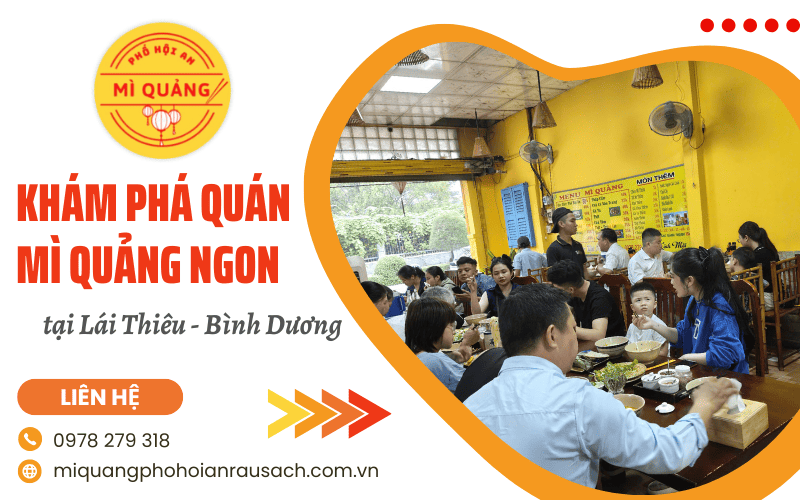 mì quảng ngon ở Lái Thiêu