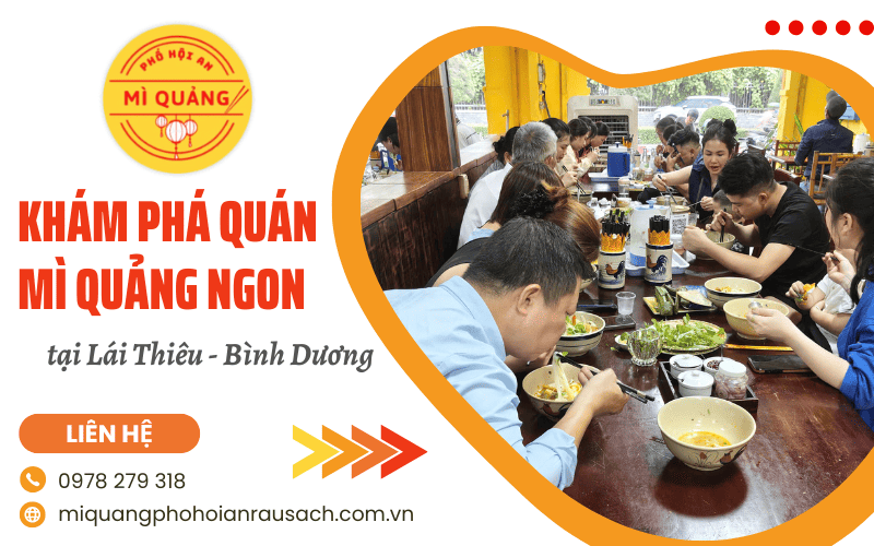 mì quảng ngon ở Lái Thiêu