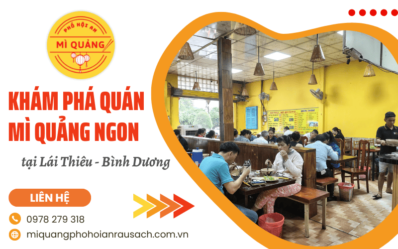 mì quảng ngon ở Lái Thiêu