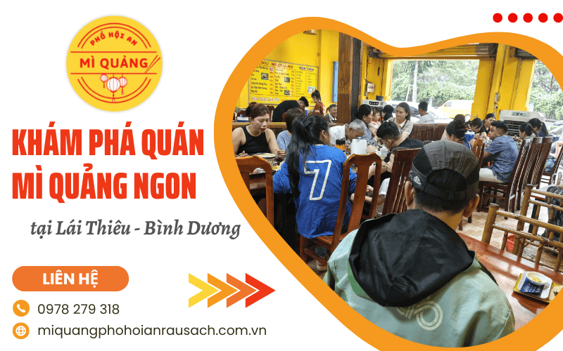 mì quảng ngon ở Lái Thiêu